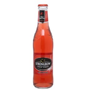 Nước táo lên men Strongbow vị dâu đỏ chai 330ml