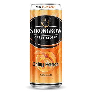 Nước táo lên men Strongbow vị đào 4.5% Lon 330ml