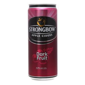 Nước táo lên men Strongbow vị dâu đen chai 330ml