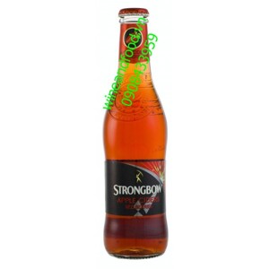 Nước táo lên men Strongbow vị dâu đỏ chai 330ml