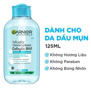 Nước tẩy trang Garnier Micellar Cleansing Water 125ml