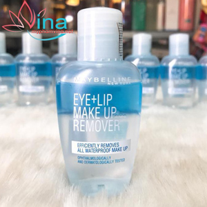 Nước tẩy trang mắt môi Maybelline Lip Eye Make Up Remover 40ml