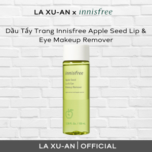 Nước tẩy trang mắt môi táo xanh Apple Juicy Lip Eye Remover Innisfree