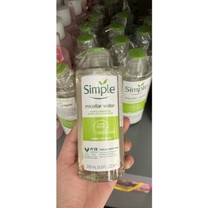 Nước tẩy trang Simple Cleansing Micellar Water 198ml