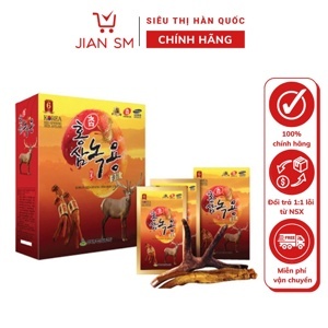 Nước tinh chất hồng sâm nhung hươu Hàn Quốc hộp 30 gói