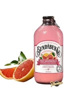 Nước trái cây Bundaberg Pink Grapefruit 8% Úc – 12 chai 375ml