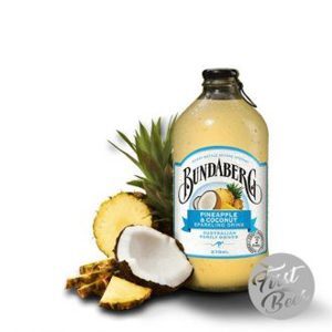 Nước trái cây dừa dứa Bundaberg - Chai 375ml, Thùng 12 chai