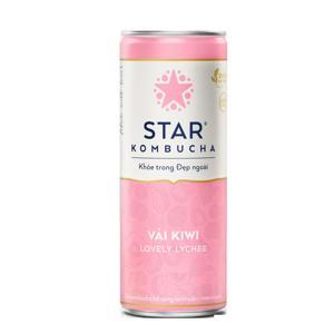 Nước trái cây Star Kombucha vị vải kiwi 250ml