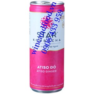 Nước trái cây Star Kombucha vị atiso đỏ 250ml