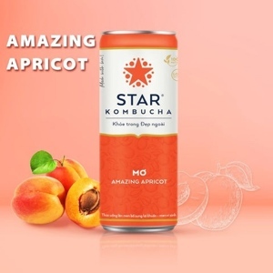 Nước trái cây Star Kombucha vị mơ 250ml