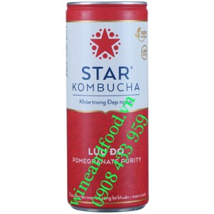 Nước trái cây Star Kombucha vị lựu đỏ 250ml