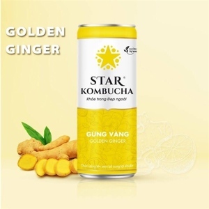 Nước trái cây Star Kombucha vị gừng vàng 250ml