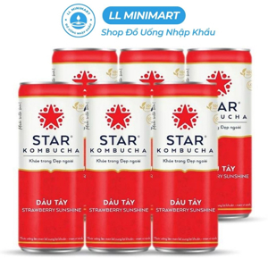 Nước trái cây Star Kombucha vị Dâu Tây 250ml