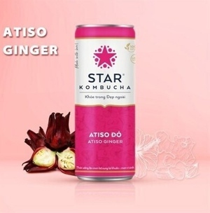 Nước trái cây Star Kombucha vị atiso đỏ 250ml