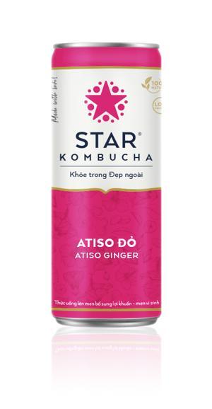 Nước trái cây Star Kombucha vị atiso đỏ 250ml