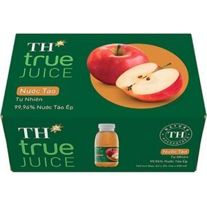 Nước trái cây táo gấc TH True Juice Thùng 24 chai 350ml