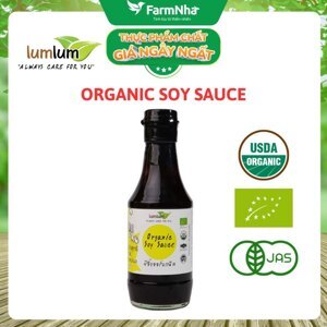 Nước tương đậu nành hữu cơ LumLum 200ml