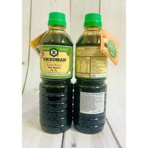 Nước tương ít muối Kikkoman 600ml