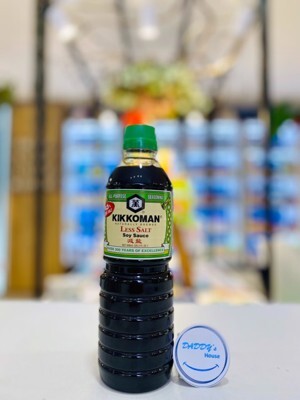 Nước tương ít muối Kikkoman 600ml