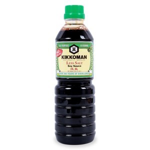 Nước tương ít muối Kikkoman 600ml