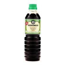 Nước tương ít muối Kikkoman 600ml