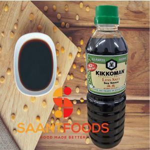 Nước tương ít muối Kikkoman 600ml