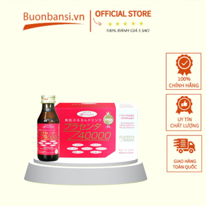 Nước uống bổ sung Placenta 40000 Plan Do See Nhật Bản 100mlx 10 lọ