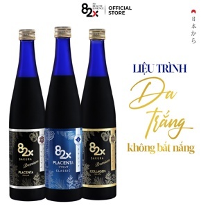 Nước uống đẹp da 82X Placenta Sakura