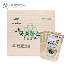 Nước uống đông trùng hạ thảo Silkworm Dongchoonghacho Gold chai 900ml và 5 gói x 30ml