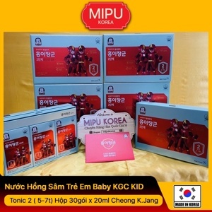 Nước uống hồng sâm cho trẻ em Kid Tonic 20ml x 30 gói