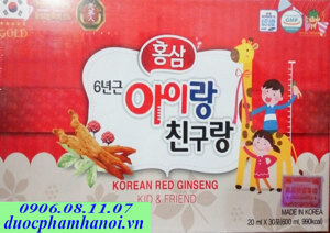 Nước uống hồng sâm Korean Red Ginseng Kid and Friend 30 gói