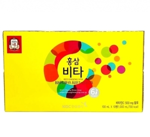 Nước uống tăng lực hồng sâm Vita 100ml x 10 chai