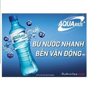 Nước uống vận động Aquarius - 390ml