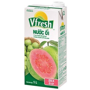 Nước Vfresh ổi ép - Hộp giấy 1L