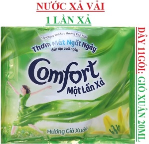 Nước xả Comfort 1 lần xả Hương Ban Mai dây 10 gói x 22ml