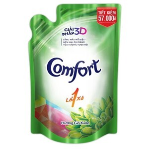 Nước xả Comfort đậm đặc 1 lần xả hương gió xuân dạng túi 1.6L