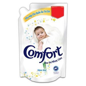 Nước xả Comfort đậm đặc cho da nhạy cảm dạng túi 800ml