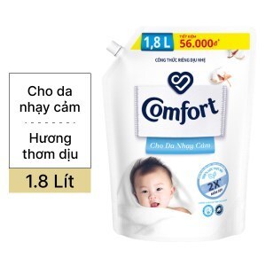 Nước xả Comfort đậm đặc dành cho da nhạy cảm 1.8l