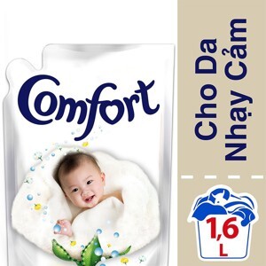 Nước xả vải Comfort cho da nhạy cảm 1.6L