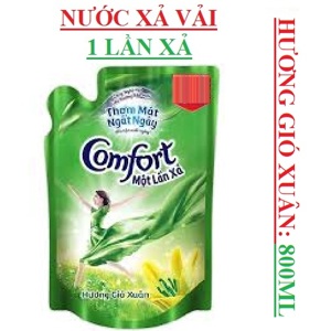 Nước xả vải Comfort đậm đặc hương ban mai túi 800ml