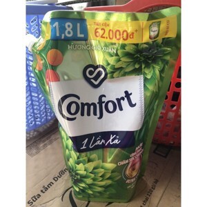 Nước Xả Vải Comfort Một Lần Xả Hương Gió Xuân Chai 1.8 L