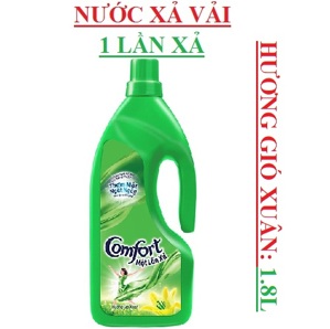 Nước Xả Vải Comfort Một Lần Xả Hương Gió Xuân Chai 1.8 L