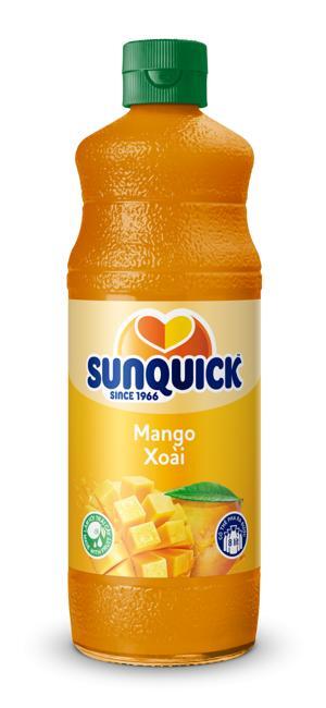 Nước Xoài ép đậm đặc hiệu Sunquick – chai 840ml