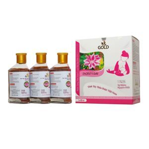 Nước xông tắm thảo dược mẹ sau sinh Daodo’s Gold hộp 3 chai 100ml