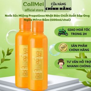 Nước xúc miệng Propolinse chứa sáp ong & trà xanh 600ml - Nhật