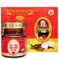 Nước yến chưng đông trùng hạ thảo Sài Gòn Anpha 18% hộp 6 hũ x 70ml