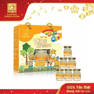 Nước yến dành cho trẻ em Kids Dream Song Yến - Hộp 6 lọ 70ml (13% tổ yến)