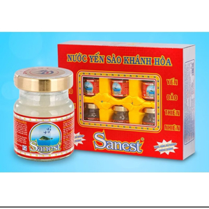 Nước yến Khánh Hoà Kiêng - Hộp 6 lọ