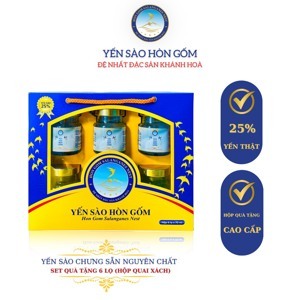 Nước yến Khánh Hoà Kiêng - Hộp 6 lọ