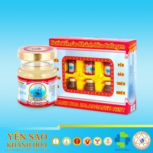 Nước yến Sanest collagen Khánh Hòa - Lốc 6 lọ 70ml